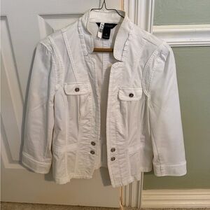 White House Black Market Stylish White Women’s Jacket